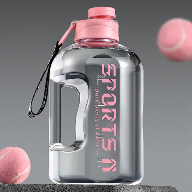 1.7L/2.7L Sports Water Bottle – Portable Large Capacity Gym and Cycling Cup for Fitness, Camping, and Men