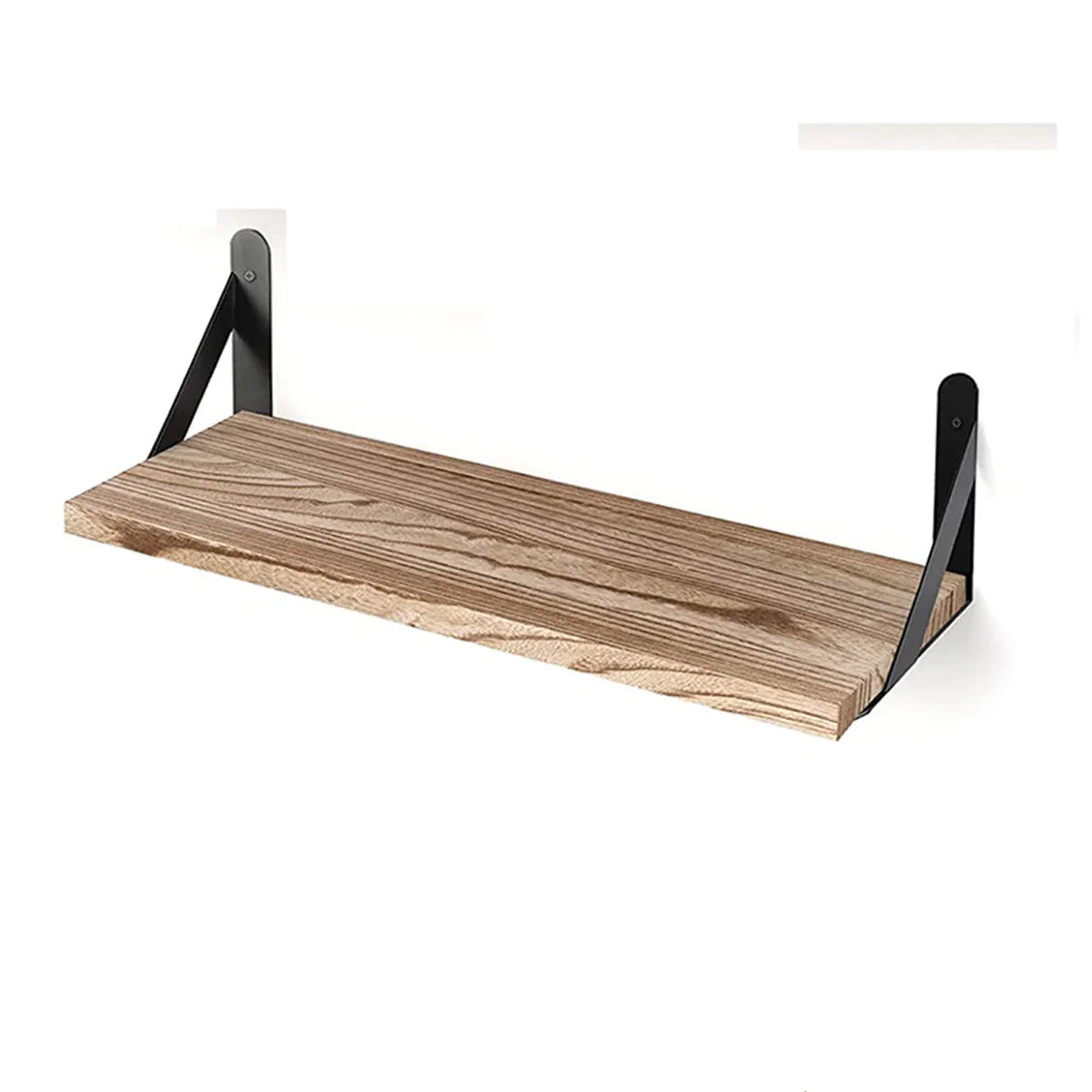 Floating Wall Shelves – Wooden Wall Mounted Bookshelf Storage Rack for Living Room, Bedroom, Bathroom & Kitchen Home Decor Organizer