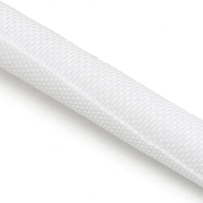 Self Closing PET Braided Cable Sleeve - 1/2/5M Expandable Insulated Wire Wrap Protector and Cable Organizer
