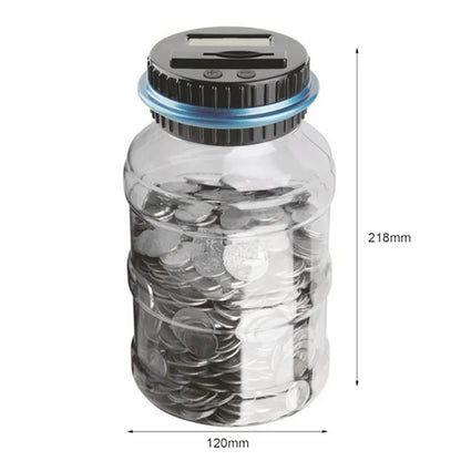 Electronic Piggy Bank with LCD Display - Digital Counting Coin Bank, Money Saving Jar with Coin Counter, Ideal Gift for Saving Money