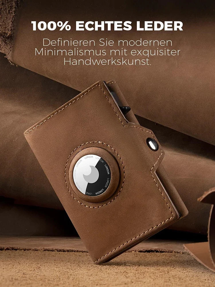 RFID Blocker Wallet for Men – Wallet with Coin Pocket & Airtag Holder