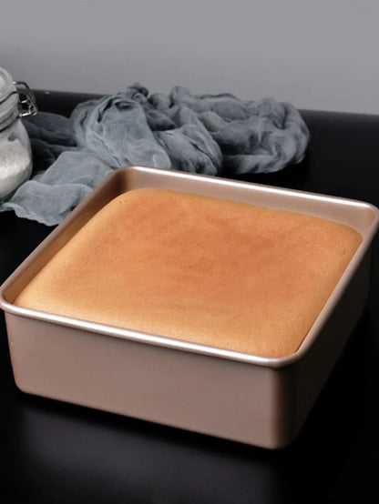 7/8/9 Inch Square Cake Mold – Sponge and Fluffy Cake Pan for Family Baking, Pastries, Cookies, and Chocolate Making