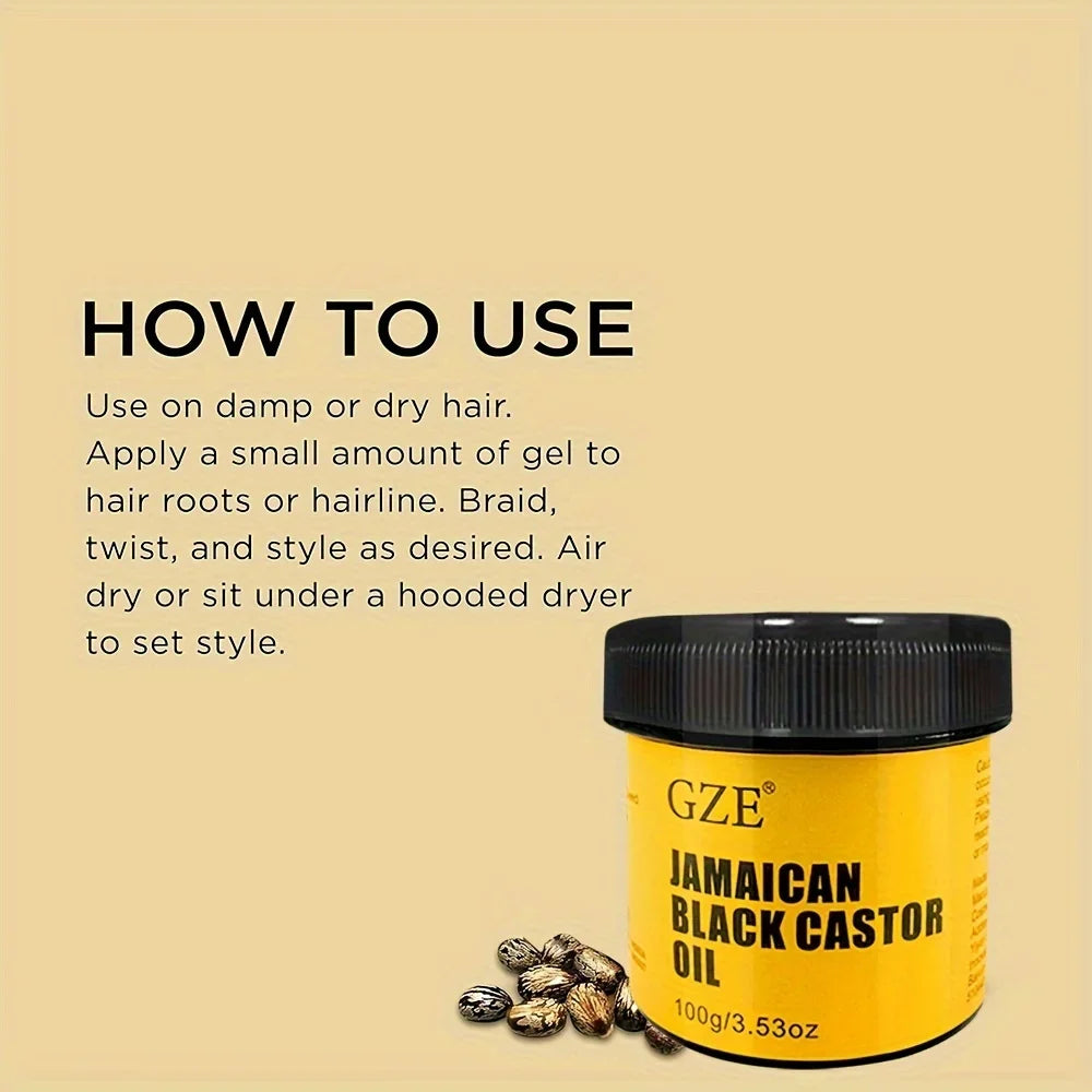 Jamaican Black Castor Oil - Pure Cold-Pressed Hair & Skin Moisturizing Oil