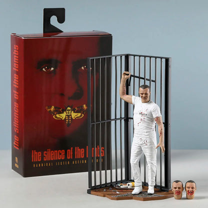 NECA Hannibal Lecter Action Figure — The Silence of the Lambs Horror Collectible Toy Doll