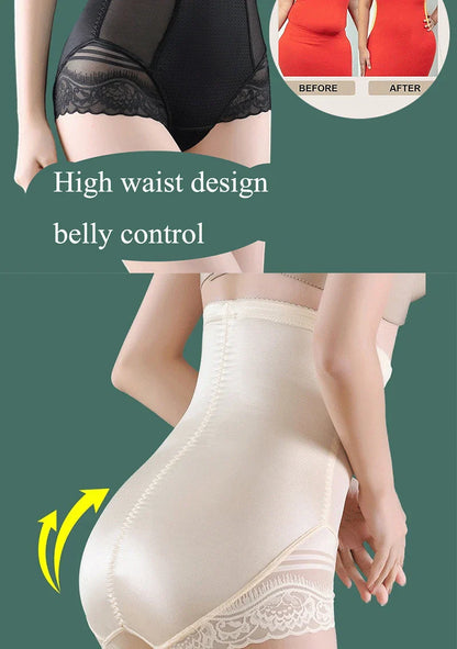 Women’s High Waist Shapewear Shorts – Tummy Control Body Shaper with Slimming Spandex Compression