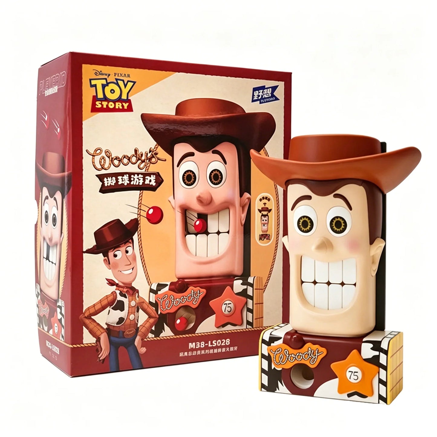 Woody Big Teeth Building Block Model Kit - Creative Desktop Assembly & Party Game Toy