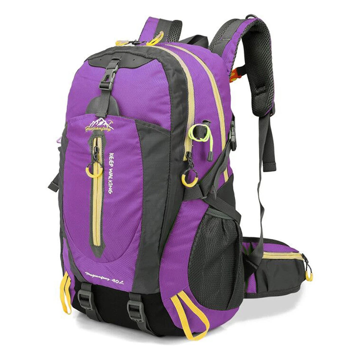 40L Water-Resistant Travel Backpack — Camping, Hiking, Trekking & Climbing Daypack with Laptop Compartment for Men & Women