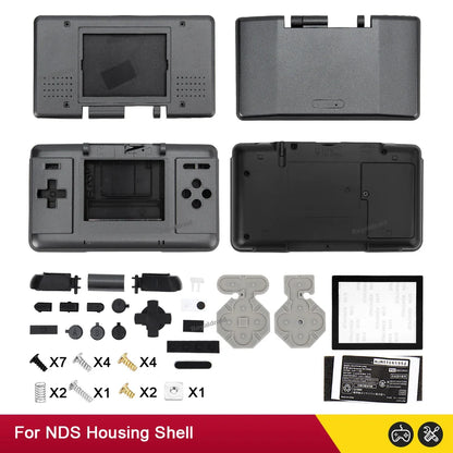 Full Set Housing Shell Cover for NDS – Replacement Plastic Case Kit for Nintendo DS Repair Accessories