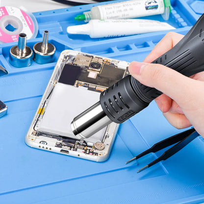 JCD 750W Heat Gun – Digital Display Micro Rework Soldering Station & Hot Air Gun for Welding & Repair, Model 8858