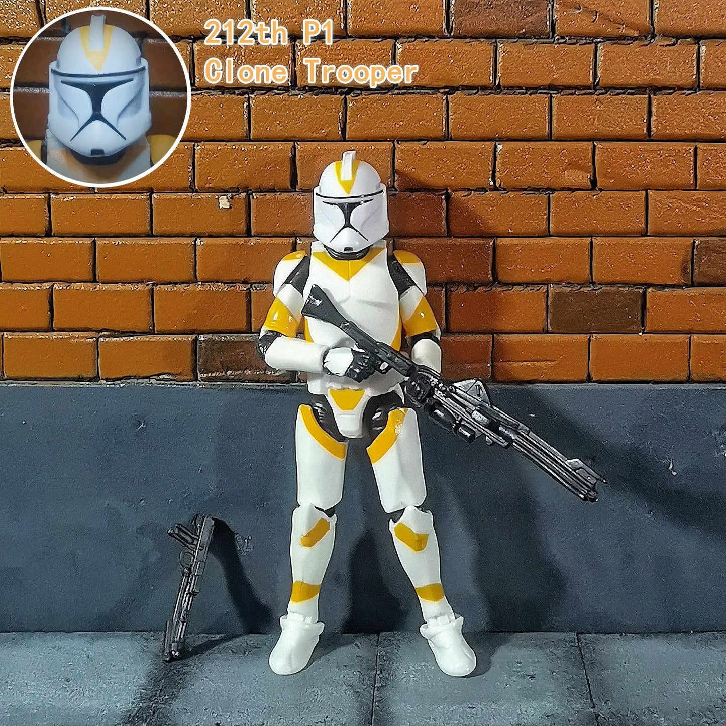 Star Wars 3.75" Clone Trooper Action Figure — 1/18 501st & 187th Legion REX ARF P1/P2 Toy Model