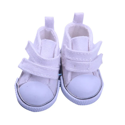 5CM Doll Snow Boots – Pop Plush Canvas Shoes for 14.5" Dolls, 32-36CM Paola Reina & 20CM Cotton Dolls Accessories