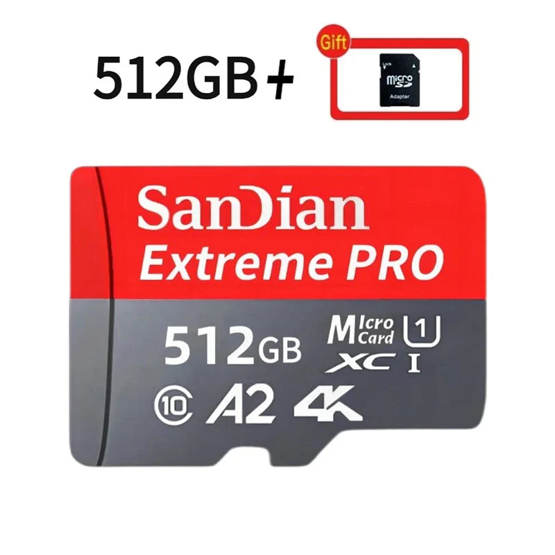 SanDian High-Speed SD & Micro SD Card – 256GB, 512GB, 1TB, 2TB Memory for Phone, Drone & Devices