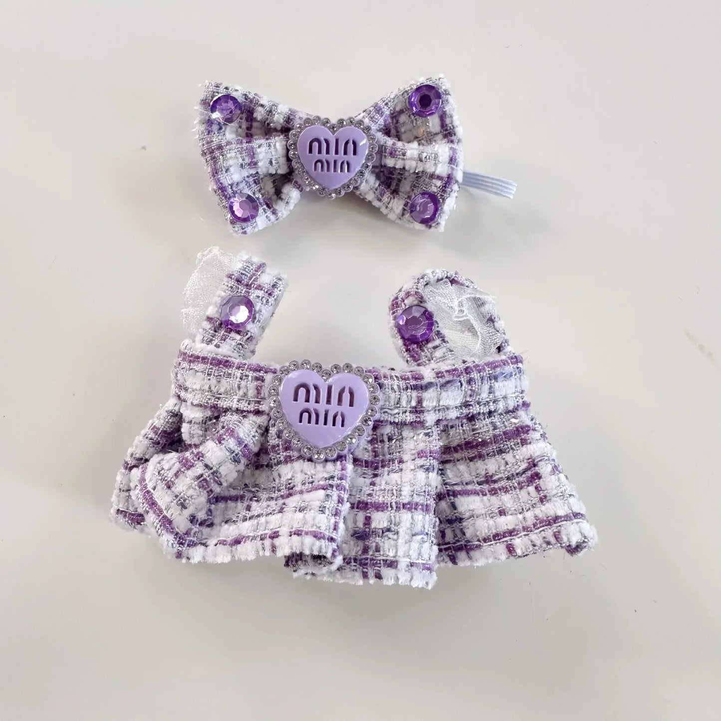 17cm Mini Plush Doll Clothes – Korea Kpop Exo Labubu Idol Suit Outfit Accessories, Doll Clothing Gift (Clothes Only)