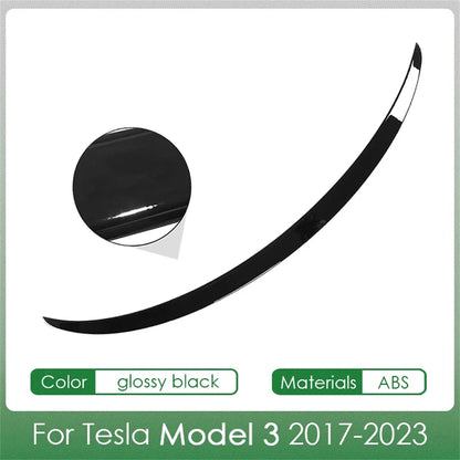 Newest Model 3 Highland 2025 Rear Spoiler – High-Performance Wing for Tesla Model Y (2017-2024) Car Accessories