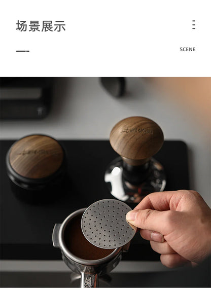 Reusable Coffee Filter Screen – 51/53/58mm Heat Resistant Mesh for Portafilter, Barista Espresso Puck Screen