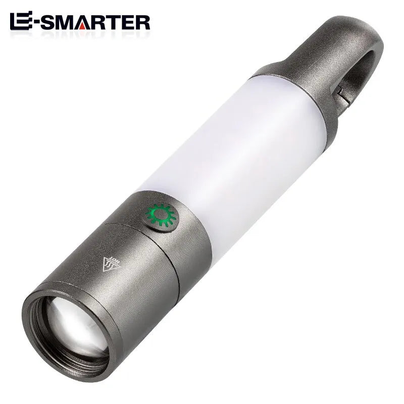 High-Power Portable Flashlight - USB Rechargeable Hand Lamp for Outdoor Camping and Cars