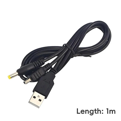 DATA FROG 2-in-1 USB Charger & Data Cable – For PSP 1000, 2000, 3000 Game Console Accessory