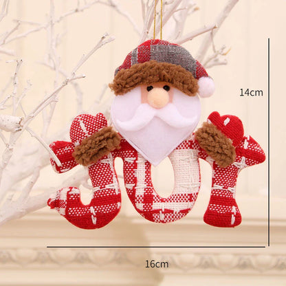 Red Star Christmas Tree Ornament – DIY Xmas Pendant New Year Party Gift Home Decor Noel Navidad