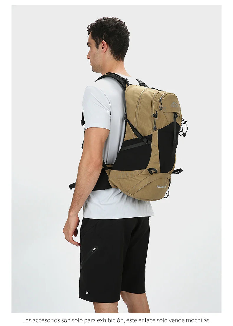35L Mountaineering Backpack - Waterproof Outdoor Sports Bag for Men & Women, Camping & Hiking Rain Gear