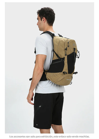 35L Mountaineering Backpack - Waterproof Outdoor Sports Bag for Men & Women, Camping & Hiking Rain Gear