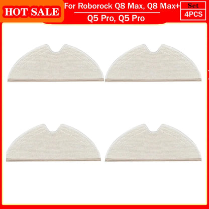 Roborock Q5 Pro & Q8 Max Replacement Parts – Main Brush, Side Brush, HEPA Filter, Mop & Dust Bag Accessories