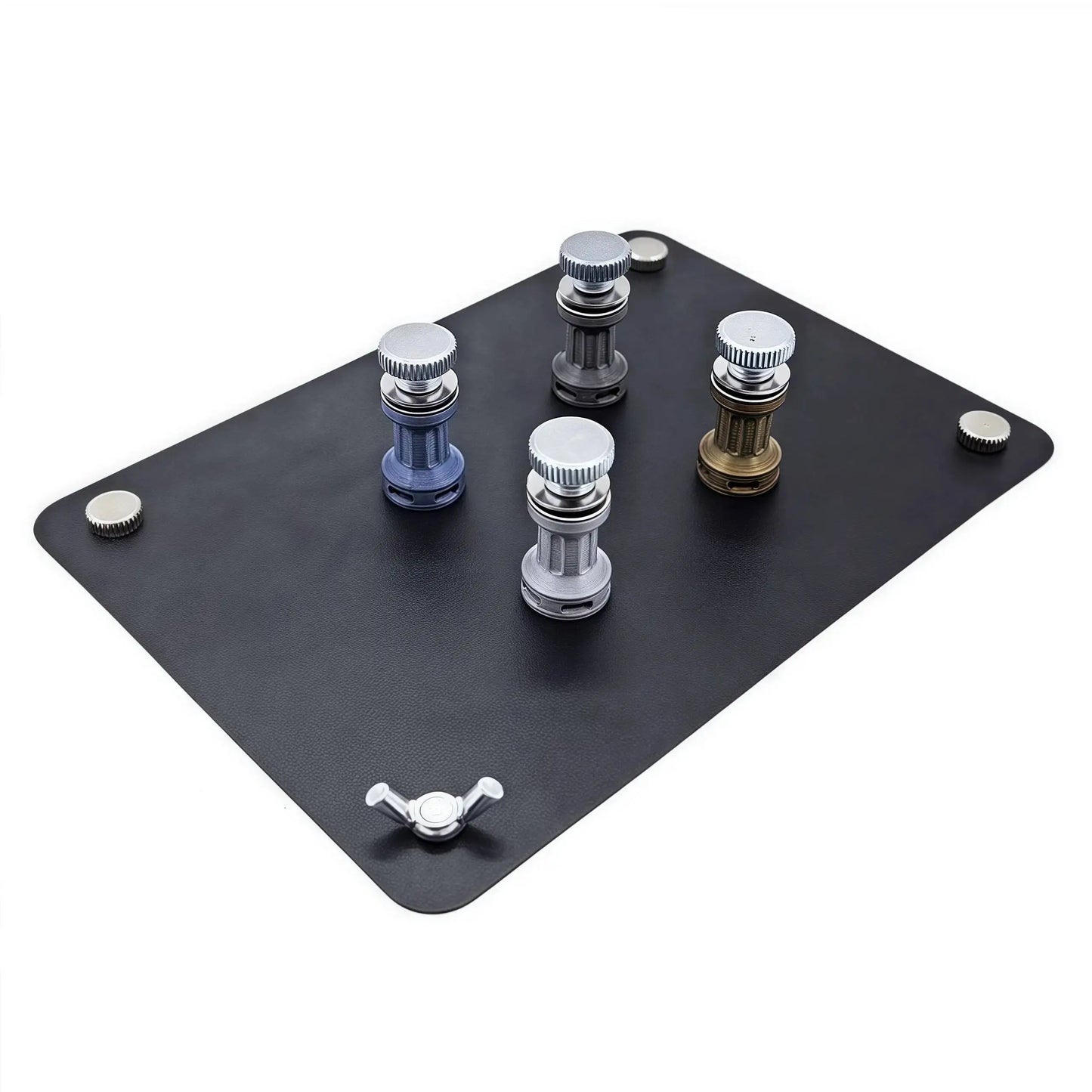 Universal PCB Holder Fixture for Soldering, Magnetic PCB Platform with Adjustable Pins & Rubber Feet, Circuit Board Repair Tool Stand