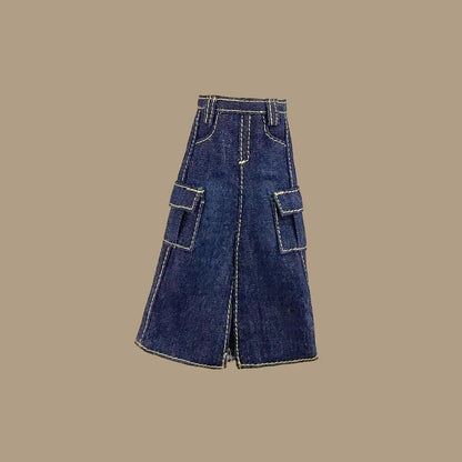 Casual DIY Doll Clothes — Handmade Cute T-Shirt, Vest & Jeans Outfit for Licca OB24/26/27 Dolls