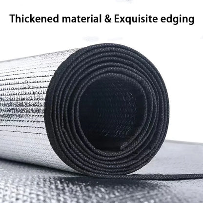 Aluminum Foil Camping Mat - Waterproof Moisture-Proof Tent Footprint, Lightweight Outdoor Picnic & Hiking Sleeping Pad