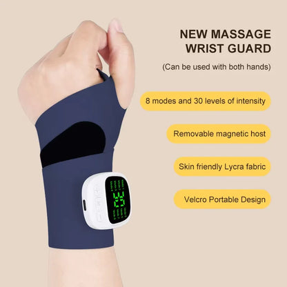 Electric Cordless Wrist Massager – USB Rechargeable Vibrating Massager for Carpal Tunnel & Fatigue Relief