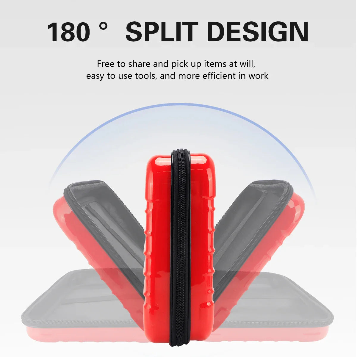 Portable Hair Scissors Case – Waterproof, Shockproof Barber & Beauty Tool Box for Trimmers, Styling & Makeup