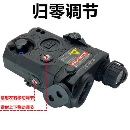 PEQ15 Red Laser Tactical Flashlight – IR Fill Light Indicator with Strong LED Flash, New Overseas Version