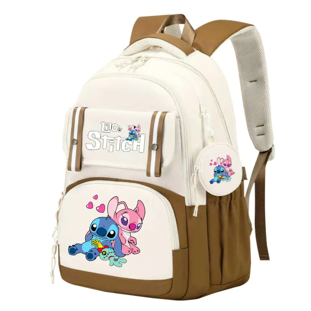 Lilo & Stitch Backpack for Girls – Waterproof School Travel Bookbag for Teens & Women