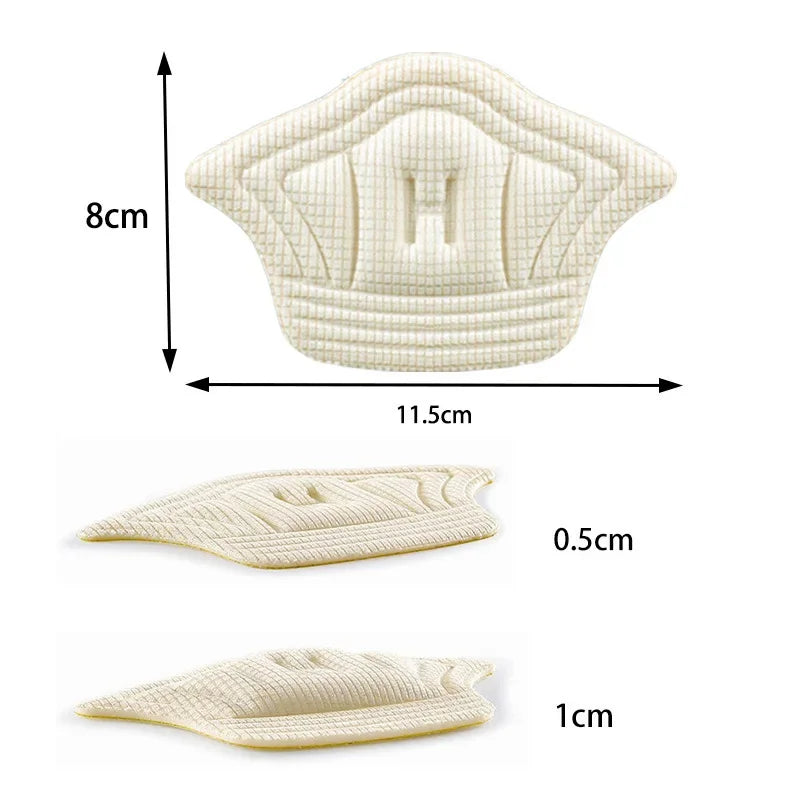 10pcs/set Adjustable Size Insoles for Shoes - Patch Heel Pads for Sport Shoes, Feet Pad Insole Heel Protector Back Sticker