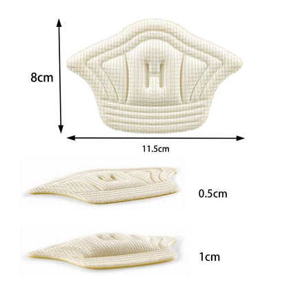 10pcs/set Adjustable Size Insoles for Shoes - Patch Heel Pads for Sport Shoes, Feet Pad Insole Heel Protector Back Sticker