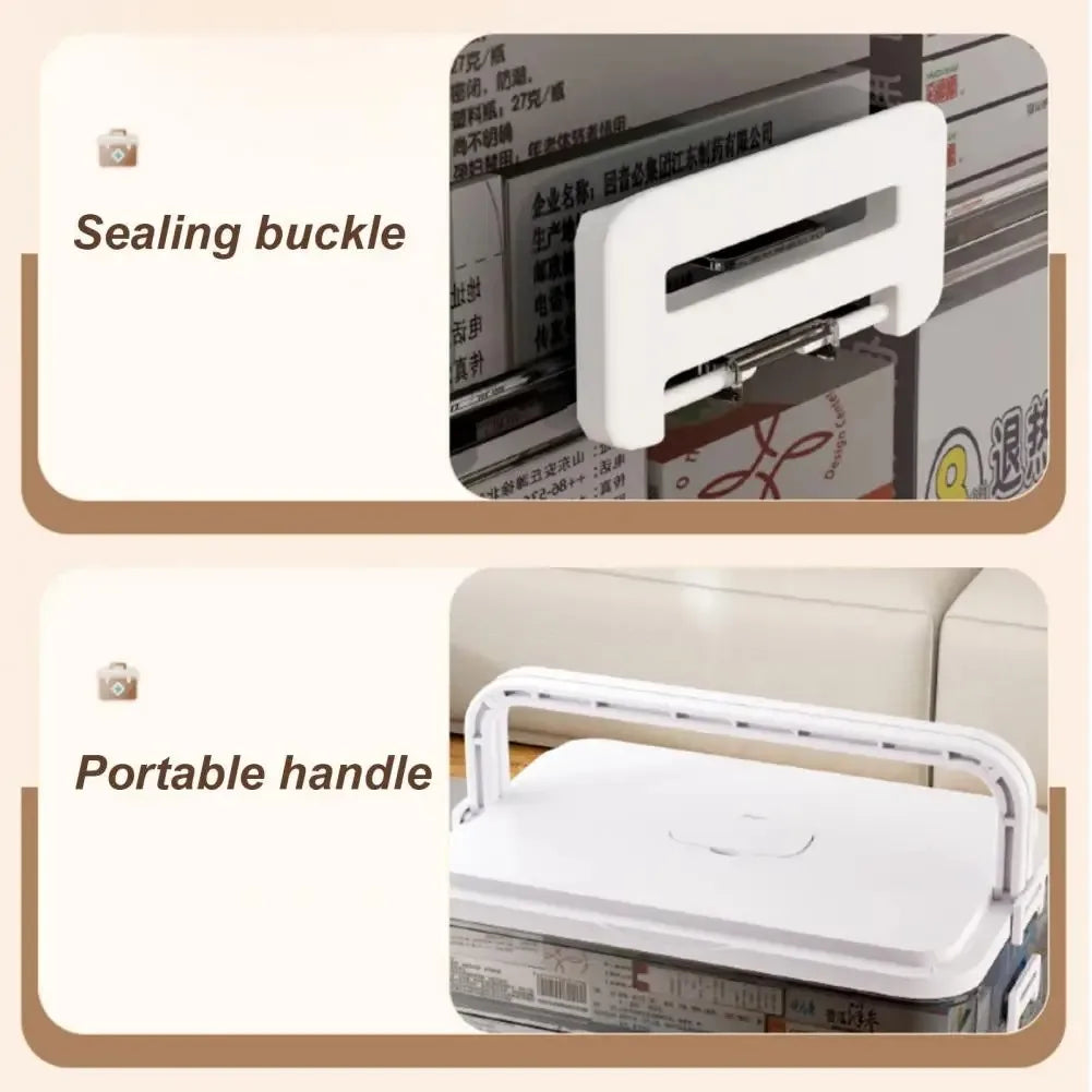 Portable Large Capacity Medicine Box – Home First Aid Kit with Multi-Layer Drug Storage for Family Emergencies