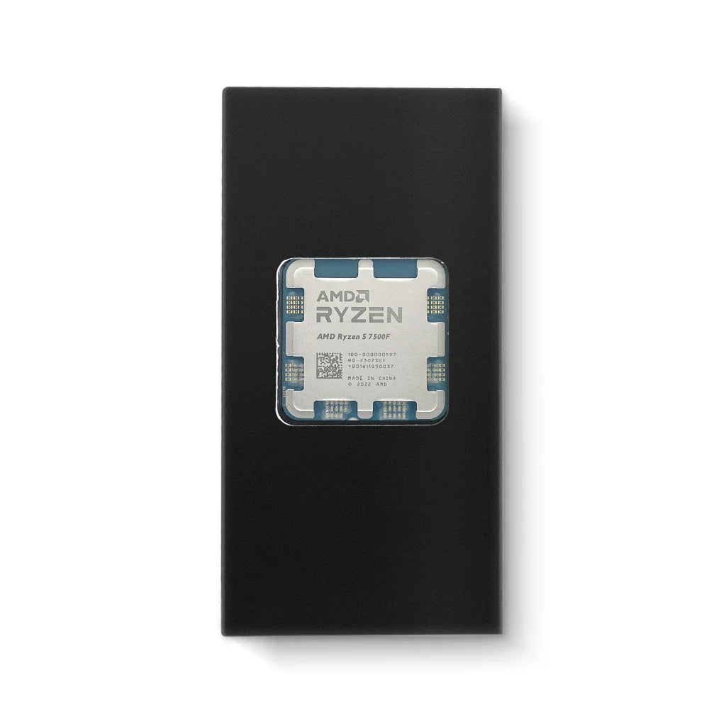 AMD Ryzen 5 7500F CPU - 6-Core, 12-Thread, 3.7GHz, 32MB L3 Cache, 5NM, Socket AM5 (Tray, No Cooler)