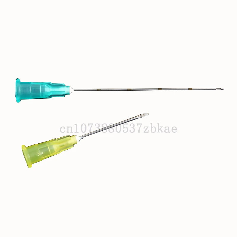 Disposable Blunt-Tip Cannula Needles — 22G-30G, 50mm & 70mm Micro Body Piercing Syringe