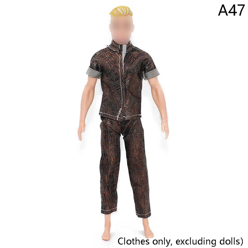 30cm Doll Clothing Set — Men’s Multi-Style Sports Outfit for Boyfriend Dolls