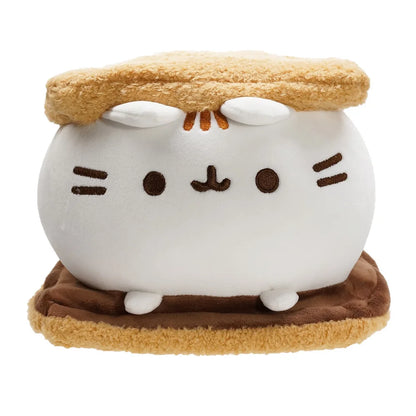Kawaii Chocolate Cookie Fat Cat Plushie – Soft Stuffed Animal Pillow, Sleep Toy & Home Decoration for Kids, Birthday Gift