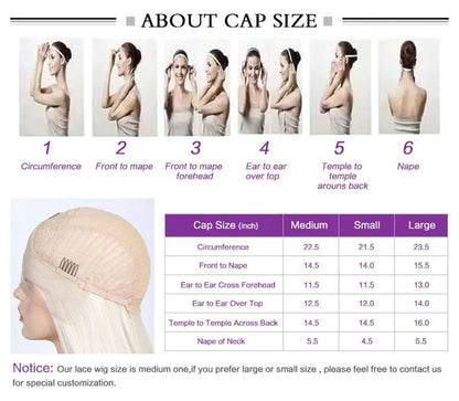 Platinum Blonde Wave Lace Front Wig – Long Synthetic Wigs for Women, Natural Loose Curl Cosplay in White, Black & Pink