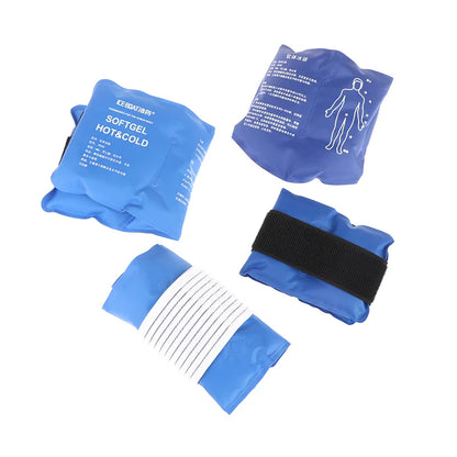 Ankle Ice Pack Brace Wrap — Reusable Hot & Cold Therapy Gel Support for Sprains & Pain Relief