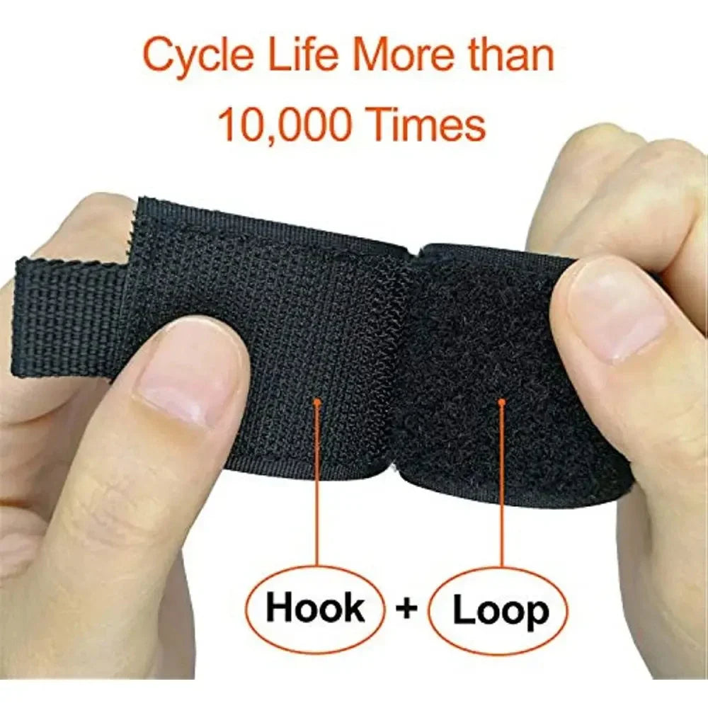 Cord Organizer Holder with Triangle Buckle - Wire Manager Power Cord Management Nylon Heavy Cord Storage Straps for Cables