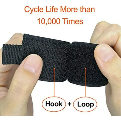 Cord Organizer Holder with Triangle Buckle - Wire Manager Power Cord Management Nylon Heavy Cord Storage Straps for Cables