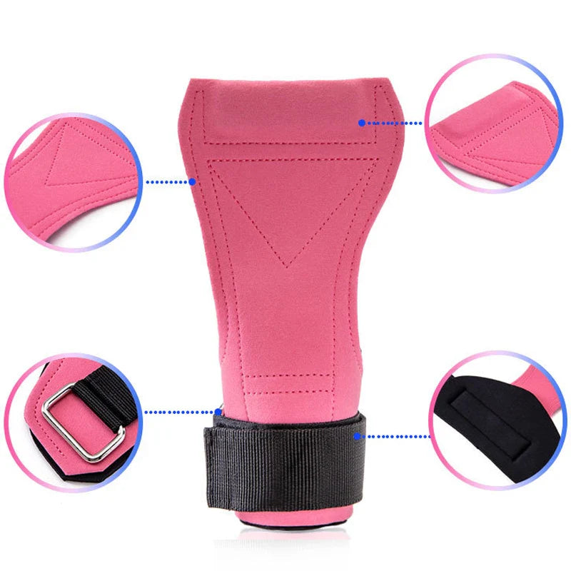 Thick Palm Protectors for CrossFit & Weight Lifting – Non-Slip Gymnastics Bar Grip Gloves for Training & Gym Workout