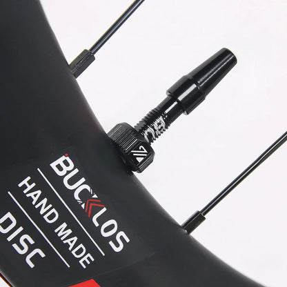 BUCKLOS Tubeless Presta Valves 40–100mm — Aluminum Alloy Bike Valve Stem for Road & MTB