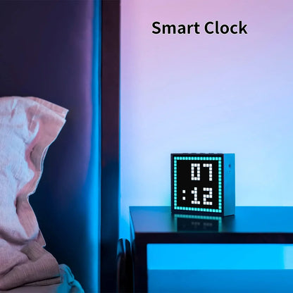Divoom Timebox Evo Bluetooth Speaker with LED Pixel Display – Smart Alarm Clock & Programmable Art Screen | Wireless Portable Speaker, Unique Gift Night Light Decor