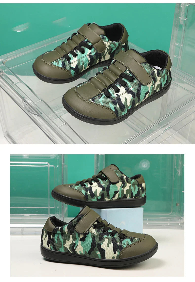 Children's Wide Barefoot Shoes – Anti-Slip Sports & Casual Shoes for Boys and Girls