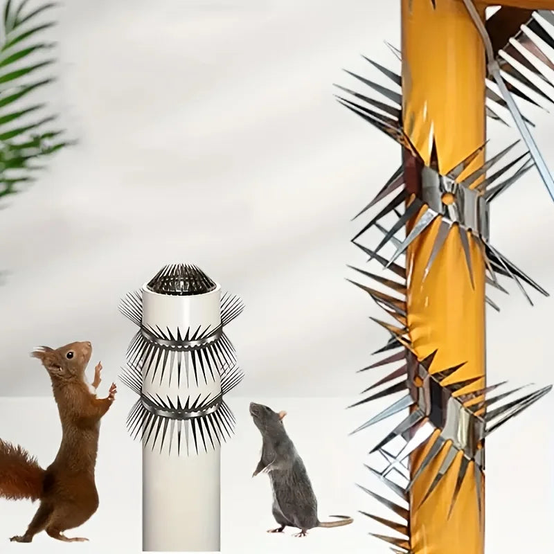 Stainless Steel Bird Spikes 1M – Pigeon, Squirrel & Woodpecker Deterrent for Roof, Fence, Window & Garden Protection