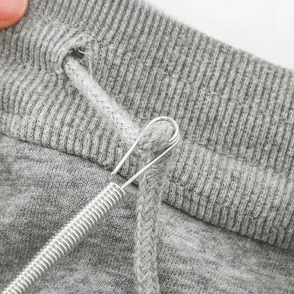 Spring Drawstring Threader Tool — Rope Threader Clip for Hoodies, Pants & Drawstring Replacement
