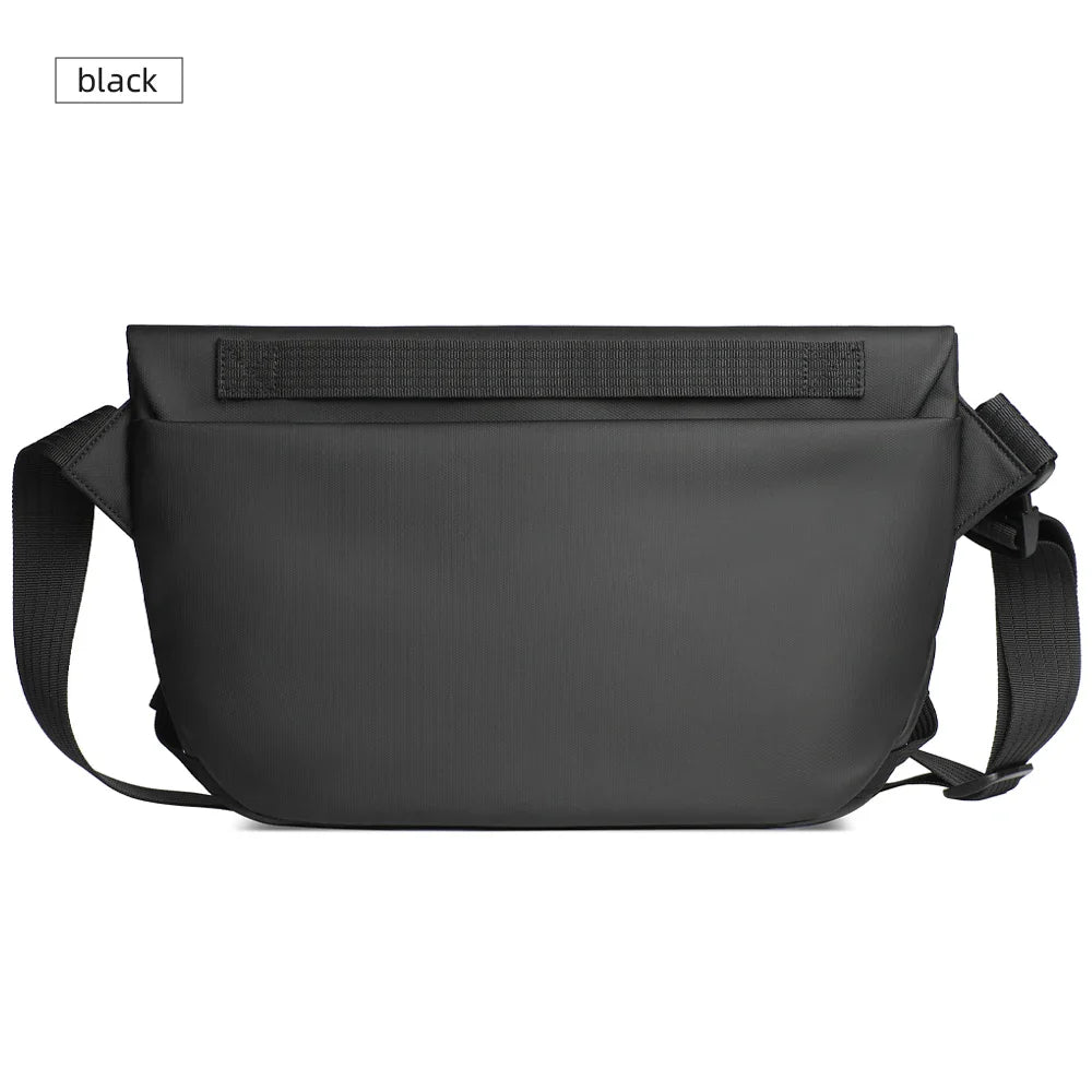 Water-Repellent Men’s Messenger Bag – Casual Crossbody Shoulder Bag Fits 11” iPad for Outdoor Cycling & Daily Use